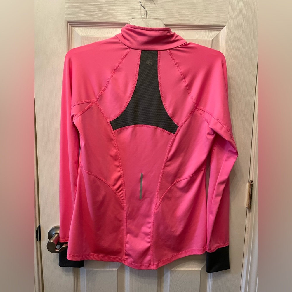 TEK gear Hot pink:black exercise top L
